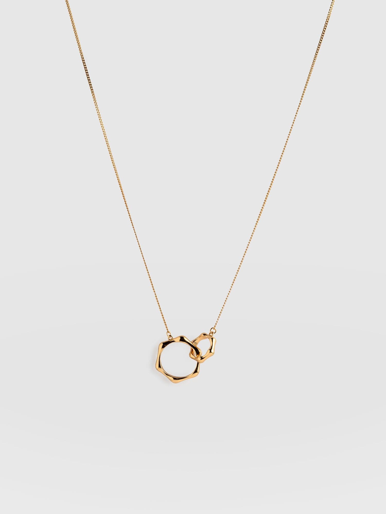 Bamboo Charm Necklace Gold - Women's Jewellery | Saint + Sofia® USA
